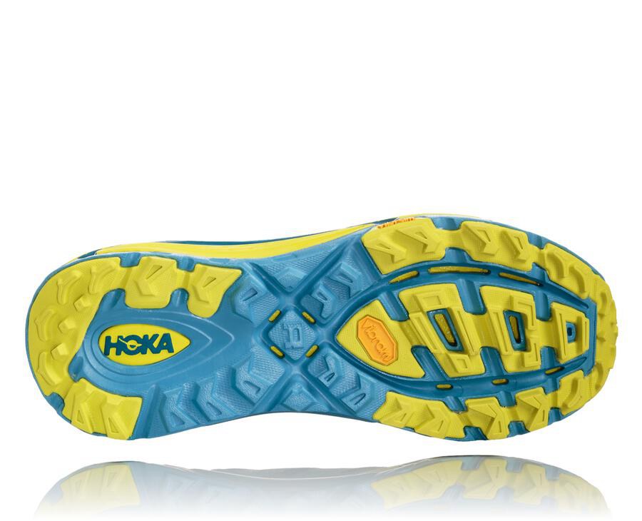 Trail Shoes Mens - Hoka One One Mafate Speed 2 - Blue - ITYHAFX-87